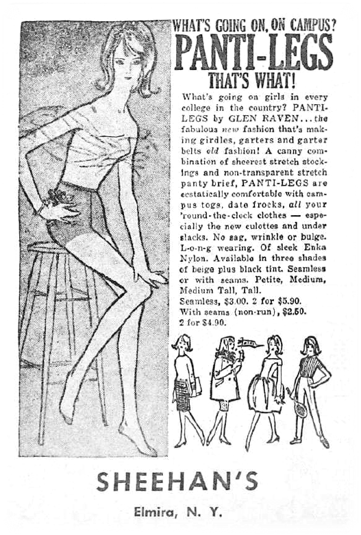 news about Panti-Legs in 1960s