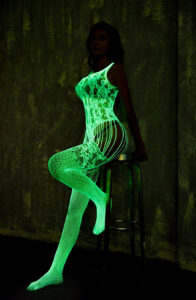 glow in the dark net stockings 