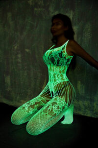 glow in the dark net stockings 